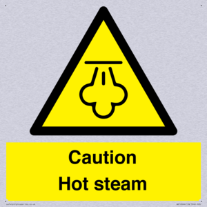 Caution Hot steam